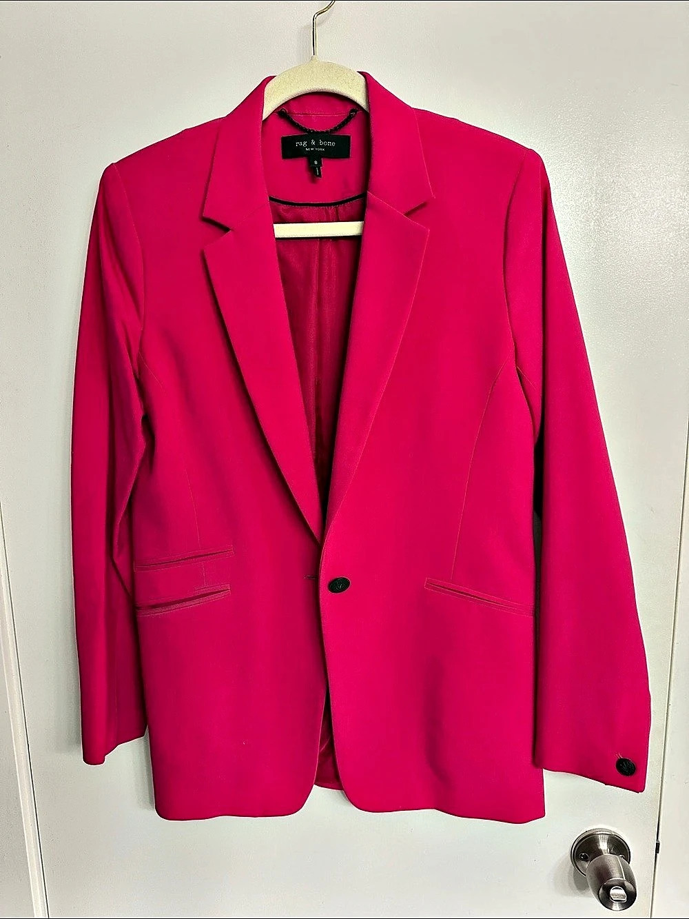 rag & bone Pink Blazer Size 8 Like New